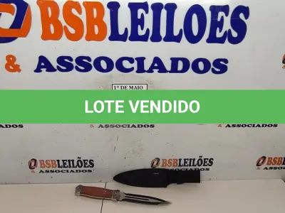 LOTE 050 - 01 PUNHAL IMPORTADA AÇO INOXIDÁVEL CABO EM MADEIRA   FULL TANG BAINHA DE NYLON TAMANHO TOTAL 28CM PESO 288G  (NOVO) (NO ESTADO) ATENÇÃO! FAZER A VISITAÇÃO ANTES DE ARREMATAR, NÃO SABEMOS SE FUNCIONA. LEILÃO NÃO TEM GARANTIA E NEM DEVOLUÇÃO, SUJEITO A POSSÍVEIS AVARIAS VISÍVEIS/OCULTAS E/OU AUSÊNCIA DE COMPONENTES.