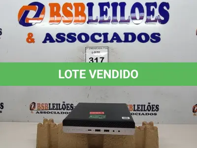 LOTE 317 - 01 CPU HP ELITE DESCK SEM FONTE.  (NO ESTADO EM QUE SE ENCONTRA. SUJEITO A AVARIAS OCULTAS/VISÍVEIS.) BD0080W