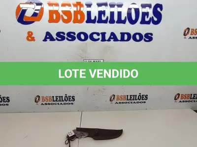 LOTE 275 - 01 FACA IMPORTADA AÇO INOXIDÁVEL CABO EM MADEIRA FULL TANG BAINHA DE NAPA TAMANHO TOTAL 20CM PESO 180G JÁ AFIADA  