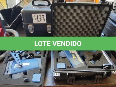 LOTE 437 - 01 KIT RADAR MÓVEL MARCA LASER TECH. (NO ESTADO) ATENÇÃO! FAZER A VISITAÇÃO ANTES DE ARREMATAR, NÃO SABEMOS SE FUNCIONA. LEILÃO NÃO TEM GARANTIA E NEM DEVOLUÇÃO, SUJEITO A POSSÍVEIS AVARIAS VISÍVEIS/OCULTAS E/OU AUSÊNCIA DE COMPONENTES.