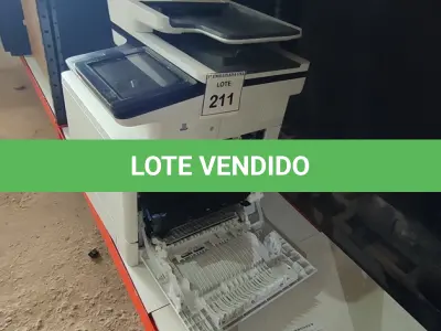 LOTE 211 - 01 PRINTER (IMPRESSORA LASER JET MFP M577. (NO ESTADO EM QUE SE ENCONTRA. SUJEITO A AVARIAS OCULTAS/VISÍVEIS.) 434439 MXCCL4602J
