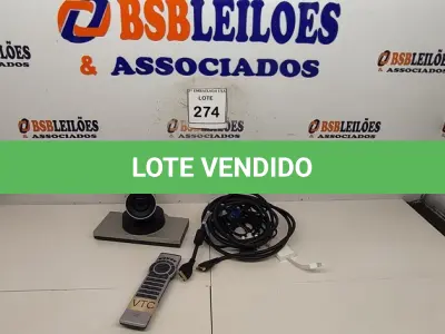 LOTE 274 - 01 CAMERA CISCO PARA VIDEO CONFERENCIA. (NO ESTADO EM QUE SE ENCONTRA. SUJEITO A AVARIAS OCULTAS/VISÍVEIS.)