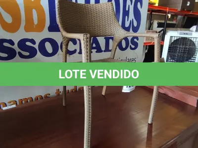 LOTE 128 - 01 CADEIRA DE JARDIM. (NO ESTADO EM QUE SE ENCONTRA. SUJEITO A AVARIAS OCULTAS/VISÍVEIS.) BH1539M