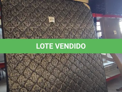 LOTE 237 - 01 COLCHÃO CASAL. (NO ESTADO EM QUE SE ENCONTRA. SUJEITO A AVARIAS OCULTAS/VISÍVEIS.) AU1901P