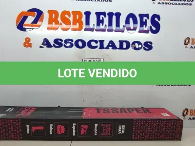 LOTE 035 - 01 ARARA DUPLA MONTÁVEL AÇO INOX SUPORTA 30KL 4 PÉS COM RODINHAS POSSUEM TRAVAS TAMANHO A1.60CM L 0,94CM  (NOVO) (NO ESTADO) ATENÇÃO! FAZER A VISITAÇÃO ANTES DE ARREMATAR, NÃO SABEMOS SE FUNCIONA. LEILÃO NÃO TEM GARANTIA E NEM DEVOLUÇÃO, SUJEITO A POSSÍVEIS AVARIAS VISÍVEIS/OCULTAS E/OU AUSÊNCIA DE COMPONENTES.