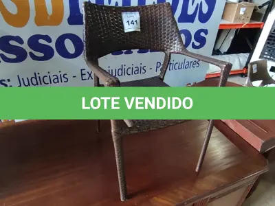 LOTE 141 - 01 CADEIRA DE JARDIM. (NO ESTADO EM QUE SE ENCONTRA. SUJEITO A AVARIAS OCULTAS/VISÍVEIS.) BH1551R