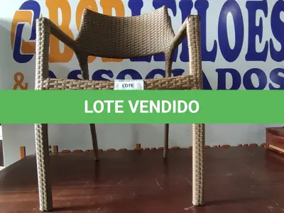 LOTE 200 - 01 CADEIRA DE JARDIM. (NO ESTADO EM QUE SE ENCONTRA. SUJEITO A AVARIAS OCULTAS/VISÍVEIS.) BH1539P