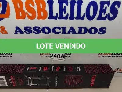 LOTE 240 - 01 ARARA DUPLA MONTÁVEL AÇO INOX SUPORTA 30KL 4 PÉS COM RODINHAS POSSUEM TRAVAS TAMANHO A1.60CM L 0,94CM  (NOVO) (NO ESTADO) ATENÇÃO! FAZER A VISITAÇÃO ANTES DE ARREMATAR, NÃO SABEMOS SE FUNCIONA. LEILÃO NÃO TEM GARANTIA E NEM DEVOLUÇÃO, SUJEITO A POSSÍVEIS AVARIAS VISÍVEIS/OCULTAS E/OU AUSÊNCIA DE COMPONENTES.