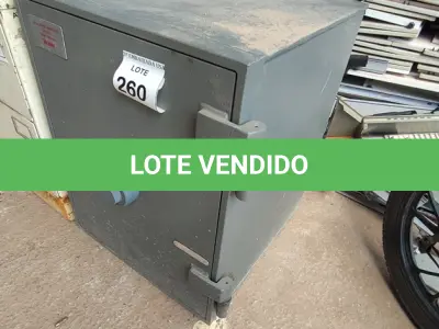 LOTE 260 - 01 SAFE (COFRE) 7410266. (NO ESTADO EM QUE SE ENCONTRA. SUJEITO A AVARIAS OCULTAS/VISÍVEIS.)