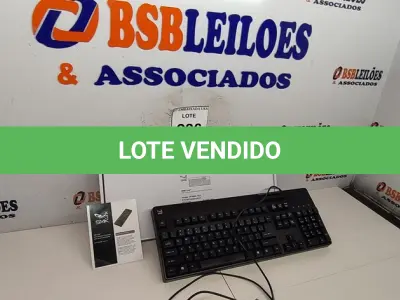 LOTE 286 - 01 TECLADO PARA COMPUTADORE. (NO ESTADO EM QUE SE ENCONTRA. SUJEITO A AVARIAS OCULTAS/VISÍVEIS.)