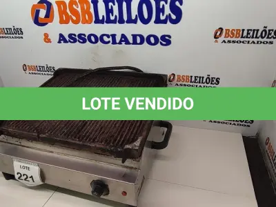 LOTE 221 - 01 CHAPA. (GRILL). (NO ESTADO EM QUE SE ENCONTRA. SUJEITO A AVARIAS OCULTAS/VISÍVEIS.) AV9731Y