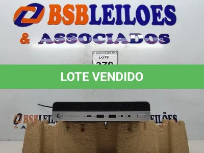 LOTE 270 - 01 CPU HP ELITE DESCK SEM FONTE.  (NO ESTADO EM QUE SE ENCONTRA. SUJEITO A AVARIAS OCULTAS/VISÍVEIS.) BD0546T