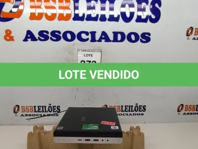 LOTE 273 - 01 CPU HP ELITE DESCK SEM FONTE.  (NO ESTADO EM QUE SE ENCONTRA. SUJEITO A AVARIAS OCULTAS/VISÍVEIS.) BD0555C