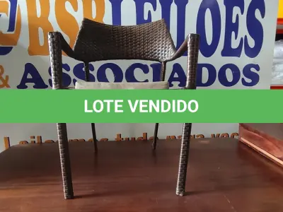 LOTE 223 - 01 CADEIRA DE JARDIM. (NO ESTADO EM QUE SE ENCONTRA. SUJEITO A AVARIAS OCULTAS/VISÍVEIS.) BH1551T