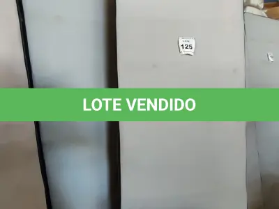 LOTE 125 - 02 BASES DE CAMA BOX CASAL. (NO ESTADO EM QUE SE ENCONTRA. SUJEITO A AVARIAS OCULTAS/VISÍVEIS.) 