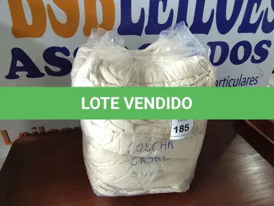 LOTE 185 - 05 COLCHAS DE CASAL. (NO ESTADO EM QUE SE ENCONTRA. SUJEITO A AVARIAS OCULTAS/VISÍVEIS.)