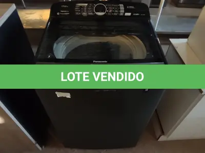 LOTE 152 - 01 MÁQUINA DE LAVAR ROUPAS PANASONIC 17KG 220V.  (NO ESTADO EM QUE SE ENCONTRA. SUJEITO A AVARIAS OCULTAS/VISÍVEIS.) BH1472M