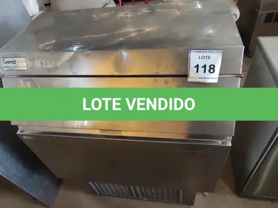 LOTE 118 - 01 MÁQUINA DE GELO EVEREST EGC-150A 220VOLTS. (NO ESTADO EM QUE SE ENCONTRA. SUJEITO A AVARIAS OCULTAS/VISÍVEIS.) AV9452S
