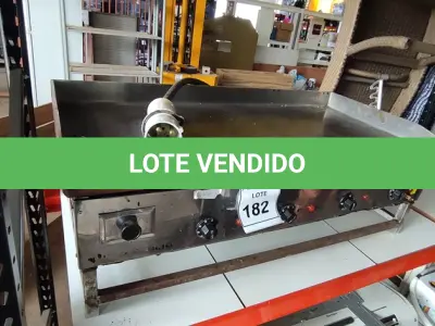 LOTE 182 - 01 CHAPA ELÉCTRICA GRILL. (CHAPA) ELÉTRICA TRIFÁSICO (NO ESTADO EM QUE SE ENCONTRA. SUJEITO A AVARIAS OCULTAS/VISÍVEIS.) AV9731Y