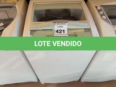 LOTE 421 - 01 MÁQUINA DE LAVAR 6KG MARCA BRASTEMP 220V COM AVARIAS. (NO ESTADO) ATENÇÃO! FAZER A VISITAÇÃO ANTES DE ARREMATAR, NÃO SABEMOS SE FUNCIONA. LEILÃO NÃO TEM GARANTIA E NEM DEVOLUÇÃO, SUJEITO A POSSÍVEIS AVARIAS VISÍVEIS/OCULTAS E/OU AUSÊNCIA DE COMPONENTES.