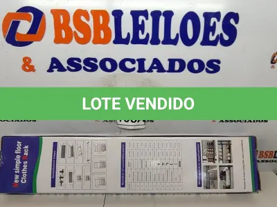 LOTE 105 - 01 SAPATEIRA ARARA 16 PARES DE SAPATOS COM PORTA OBJETOS 8 GANCHOS PRATELEIRA 4 ANDARES TAMANHO 1.72ACM 0.80LCM 0.29.5ECM  (NOVO) (NO ESTADO) ATENÇÃO! FAZER A VISITAÇÃO ANTES DE ARREMATAR, NÃO SABEMOS SE FUNCIONA. LEILÃO NÃO TEM GARANTIA E NEM DEVOLUÇÃO, SUJEITO A POSSÍVEIS AVARIAS VISÍVEIS/OCULTAS E/OU AUSÊNCIA DE COMPONENTES.