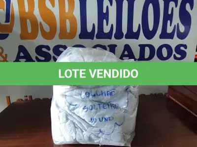 LOTE 193 - 10 PROTETORES DE COLCHÃO DE SOLTEIRO. (NO ESTADO EM QUE SE ENCONTRA. SUJEITO A AVARIAS OCULTAS/VISÍVEIS.)
