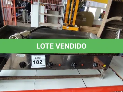 LOTE 182 - 01 CHAPA ELÉCTRICA GRILL. (CHAPA) ELÉTRICA TRIFÁSICO (NO ESTADO EM QUE SE ENCONTRA. SUJEITO A AVARIAS OCULTAS/VISÍVEIS.) AV9731Y
