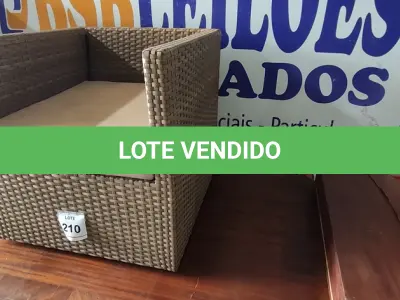 LOTE 210 - 01 POLTRONA DE JARDIM. (NO ESTADO EM QUE SE ENCONTRA. SUJEITO A AVARIAS OCULTAS/VISÍVEIS.) BH1539Y