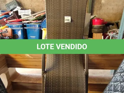 LOTE 248 - 01 CADEIRA DE JARDIM.  (NO ESTADO EM QUE SE ENCONTRA. SUJEITO A AVARIAS OCULTAS/VISÍVEIS.) AV9525T