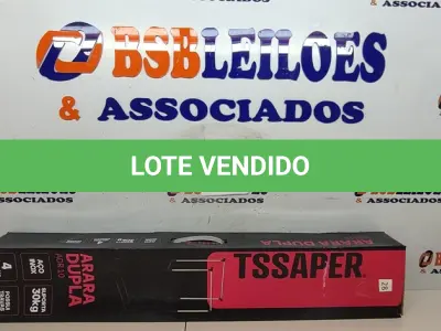 LOTE 035 - 01 ARARA DUPLA MONTÁVEL AÇO INOX SUPORTA 30KL 4 PÉS COM RODINHAS POSSUEM TRAVAS TAMANHO A1.60CM L 0,94CM  (NOVO) (NO ESTADO) ATENÇÃO! FAZER A VISITAÇÃO ANTES DE ARREMATAR, NÃO SABEMOS SE FUNCIONA. LEILÃO NÃO TEM GARANTIA E NEM DEVOLUÇÃO, SUJEITO A POSSÍVEIS AVARIAS VISÍVEIS/OCULTAS E/OU AUSÊNCIA DE COMPONENTES.