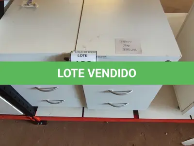 LOTE 136 - 02 GAVETEIROS DE ESCRITÓRIO. (NO ESTADO) ATENÇÃO! FAZER A VISITAÇÃO ANTES DE ARREMATAR, NÃO SABEMOS SE FUNCIONA, LEILÃO NÃO TEM GARANTIA E NEM DEVOLUÇÃO, SUJEITO A POSSÍVEIS AVARIAS VISÍVEIS/OCULTAS E/OU AUSÊNCIA DE COMPONENTES.