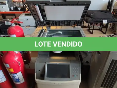 LOTE 199 - 01 IMPRESSORA MULTIFUNCIONAL MODELO X656DE MARCA LEXMARK. (NO ESTADO) ATENÇÃO! FAZER A VISITAÇÃO ANTES DE ARREMATAR, NÃO SABEMOS SE FUNCIONA, LEILÃO NÃO TEM GARANTIA E NEM DEVOLUÇÃO, SUJEITO A POSSÍVEIS AVARIAS VISÍVEIS/OCULTAS E/OU AUSÊNCIA DE COMPONENTES.