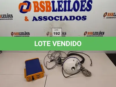 LOTE 192 - 01 CSI WIRELESS MODELO DGPS MAX. (NO ESTADO) ATENÇÃO! FAZER A VISITAÇÃO ANTES DE ARREMATAR, NÃO SABEMOS SE FUNCIONA, LEILÃO NÃO TEM GARANTIA E NEM DEVOLUÇÃO, SUJEITO A POSSÍVEIS AVARIAS VISÍVEIS/OCULTAS E/OU AUSÊNCIA DE COMPONENTES.