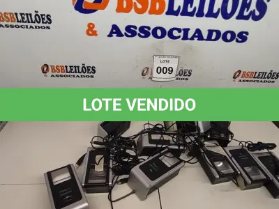 LOTE 009 - 10 LEITORES BIOMÉTRICOS. ATENÇÃO! FAZER A VISITAÇÃO ANTES DE ARREMATAR, NÃO SABEMOS SE FUNCIONA, LEILÃO NÃO TEM GARANTIA E NEM DEVOLUÇÃO, SUJEITO A POSSÍVEIS AVARIAS VISÍVEIS/OCULTAS E/OU AUSÊNCIA DE COMPONENTES.