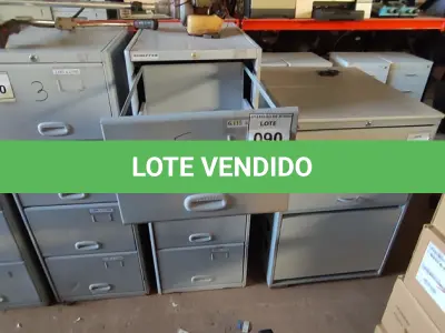 LOTE 090 - 01 ARQUIVO DE AÇO 04 GAVETAS. (NO ESTADO) ATENÇÃO! FAZER A VISITAÇÃO ANTES DE ARREMATAR, NÃO SABEMOS SE FUNCIONA, LEILÃO NÃO TEM GARANTIA E NEM DEVOLUÇÃO, SUJEITO A POSSÍVEIS AVARIAS VISÍVEIS/OCULTAS E/OU AUSÊNCIA DE COMPONENTES.