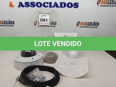 LOTE 081 - 01 CÂMERA DE SEGURANÇA DOME AXIS P3343-VE 12MM. (NO ESTADO) ATENÇÃO! FAZER A VISITAÇÃO ANTES DE ARREMATAR, NÃO SABEMOS SE FUNCIONA, LEILÃO NÃO TEM GARANTIA E NEM DEVOLUÇÃO, SUJEITO A POSSÍVEIS AVARIAS VISÍVEIS/OCULTAS E/OU AUSÊNCIA DE COMPONENTES.
