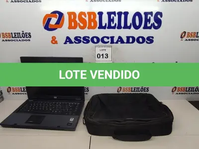 LOTE 013 - 01 NOTEBOOK COMPAQ 6710B MARCA HP SEM FONTE COM CASE. (NO ESTADO) ATENÇÃO! FAZER A VISITAÇÃO ANTES DE ARREMATAR, NÃO SABEMOS SE FUNCIONA, LEILÃO NÃO TEM GARANTIA E NEM DEVOLUÇÃO, SUJEITO A POSSÍVEIS AVARIAS VISÍVEIS/OCULTAS E/OU AUSÊNCIA DE COMPONENTES.