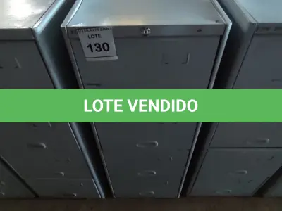 LOTE 130 - 01 ARQUIVO DE AÇO 04 GAVETAS. (NO ESTADO) ATENÇÃO! FAZER A VISITAÇÃO ANTES DE ARREMATAR, NÃO SABEMOS SE FUNCIONA, LEILÃO NÃO TEM GARANTIA E NEM DEVOLUÇÃO, SUJEITO A POSSÍVEIS AVARIAS VISÍVEIS/OCULTAS E/OU AUSÊNCIA DE COMPONENTES.