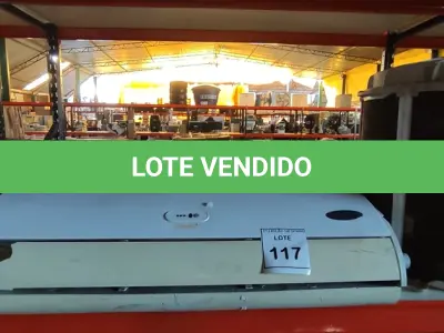 LOTE 117 - 01 CONDENSADORA E 01 EVAPORADORA DE AR MARCA CARRIER. (NO ESTADO) ATENÇÃO! FAZER A VISITAÇÃO ANTES DE ARREMATAR, NÃO SABEMOS SE FUNCIONA, LEILÃO NÃO TEM GARANTIA E NEM DEVOLUÇÃO, SUJEITO A POSSÍVEIS AVARIAS VISÍVEIS/OCULTAS E/OU AUSÊNCIA DE COMPONENTES.