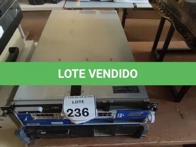 LOTE 236 - 02 GABINETES DE SERVIDOR. (NO ESTADO) ATENÇÃO! FAZER A VISITAÇÃO ANTES DE ARREMATAR, NÃO SABEMOS SE FUNCIONA, LEILÃO NÃO TEM GARANTIA E NEM DEVOLUÇÃO, SUJEITO A POSSÍVEIS AVARIAS VISÍVEIS/OCULTAS E/OU AUSÊNCIA DE COMPONENTES.