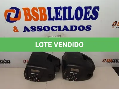 LOTE 204 - 02 RELÓGIOS DE PONTO BIOMÉTRICO. (NO ESTADO) ATENÇÃO! FAZER A VISITAÇÃO ANTES DE ARREMATAR, NÃO SABEMOS SE FUNCIONA, LEILÃO NÃO TEM GARANTIA E NEM DEVOLUÇÃO, SUJEITO A POSSÍVEIS AVARIAS VISÍVEIS/OCULTAS E/OU AUSÊNCIA DE COMPONENTES.