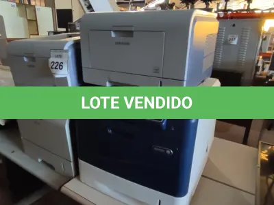 LOTE 226 - 04 IMPRESSORAS SENDO 03 ML-3471 MARCA SAMSUNG E 01 PHASER 400MARCA XEROX. (NO ESTADO) ATENÇÃO! FAZER A VISITAÇÃO ANTES DE ARREMATAR, NÃO SABEMOS SE FUNCIONA, LEILÃO NÃO TEM GARANTIA E NEM DEVOLUÇÃO, SUJEITO A POSSÍVEIS AVARIAS VISÍVEIS/OCULTAS E/OU AUSÊNCIA DE COMPONENTES.