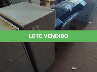LOTE 110 - 01 ARQUIVO DE AÇO 04 GAVETAS. (NO ESTADO) ATENÇÃO! FAZER A VISITAÇÃO ANTES DE ARREMATAR, NÃO SABEMOS SE FUNCIONA, LEILÃO NÃO TEM GARANTIA E NEM DEVOLUÇÃO, SUJEITO A POSSÍVEIS AVARIAS VISÍVEIS/OCULTAS E/OU AUSÊNCIA DE COMPONENTES.
