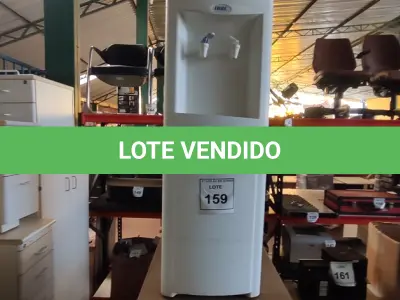 LOTE 159 - 01 PURIFICADOR DE ÁGUA PARA GARRAFÃO MARCA IBBL. (NO ESTADO) ATENÇÃO! FAZER A VISITAÇÃO ANTES DE ARREMATAR, NÃO SABEMOS SE FUNCIONA, LEILÃO NÃO TEM GARANTIA E NEM DEVOLUÇÃO, SUJEITO A POSSÍVEIS AVARIAS VISÍVEIS/OCULTAS E/OU AUSÊNCIA DE COMPONENTES.