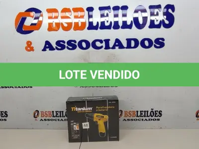 LOTE 010 - 01 PARAFUSADEIRA A BATERIA 12V 2BITS E CARREGADOR  (NOVO) (NO ESTADO) ATENÇÃO! FAZER A VISITAÇÃO ANTES DE ARREMATAR, NÃO SABEMOS SE FUNCIONA. LEILÃO NÃO TEM GARANTIA E NEM DEVOLUÇÃO, SUJEITO A POSSÍVEIS AVARIAS VISÍVEIS/OCULTAS E/OU AUSÊNCIA DE COMPONENTES.