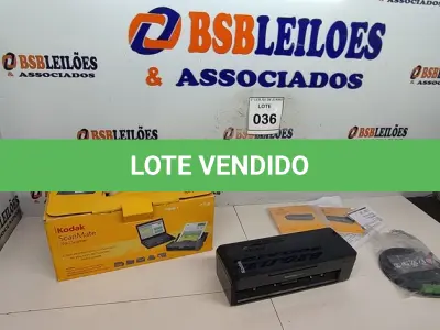 LOTE 036 - 01 SCANMATE I940 MARCA KODAK. (NO ESTADO) ATENÇÃO! FAZER A VISITAÇÃO ANTES DE ARREMATAR, NÃO SABEMOS SE FUNCIONA, LEILÃO NÃO TEM GARANTIA E NEM DEVOLUÇÃO, SUJEITO A POSSÍVEIS AVARIAS VISÍVEIS/OCULTAS E/OU AUSÊNCIA DE COMPONENTES.