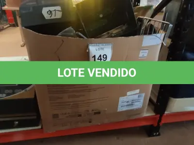 LOTE 149 - 01 LOTE COM ELETRÔNICOS E PERIFÉRICOS DIVERSOS. (NO ESTADO) ATENÇÃO! FAZER A VISITAÇÃO ANTES DE ARREMATAR, NÃO SABEMOS SE FUNCIONA, LEILÃO NÃO TEM GARANTIA E NEM DEVOLUÇÃO, SUJEITO A POSSÍVEIS AVARIAS VISÍVEIS/OCULTAS E/OU AUSÊNCIA DE COMPONENTES.