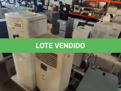 LOTE 233 - 01 BEBEDOURO PARA GARRAFÃO MARCA IBBL E 01 CLIMATIZADOR DE AR MARCA CONSUL. (NO ESTADO) ATENÇÃO! FAZER A VISITAÇÃO ANTES DE ARREMATAR, NÃO SABEMOS SE FUNCIONA, LEILÃO NÃO TEM GARANTIA E NEM DEVOLUÇÃO, SUJEITO A POSSÍVEIS AVARIAS VISÍVEIS/OCULTAS E/OU AUSÊNCIA DE COMPONENTES.
