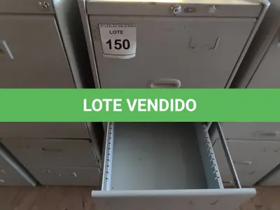 LOTE 150 - 01 ARQUIVO DE AÇO 04 GAVETAS. (NO ESTADO) ATENÇÃO! FAZER A VISITAÇÃO ANTES DE ARREMATAR, NÃO SABEMOS SE FUNCIONA, LEILÃO NÃO TEM GARANTIA E NEM DEVOLUÇÃO, SUJEITO A POSSÍVEIS AVARIAS VISÍVEIS/OCULTAS E/OU AUSÊNCIA DE COMPONENTES.
