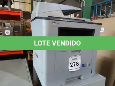 LOTE 278 - 01 IMPRESSORA MULTIFUNCIONAL COM TONNER SCX-5835NX MARCA SAMSUNG. (NO ESTADO) ATENÇÃO! FAZER A VISITAÇÃO ANTES DE ARREMATAR, NÃO SABEMOS SE FUNCIONA, LEILÃO NÃO TEM GARANTIA E NEM DEVOLUÇÃO, SUJEITO A POSSÍVEIS AVARIAS VISÍVEIS/OCULTAS E/OU AUSÊNCIA DE COMPONENTES.